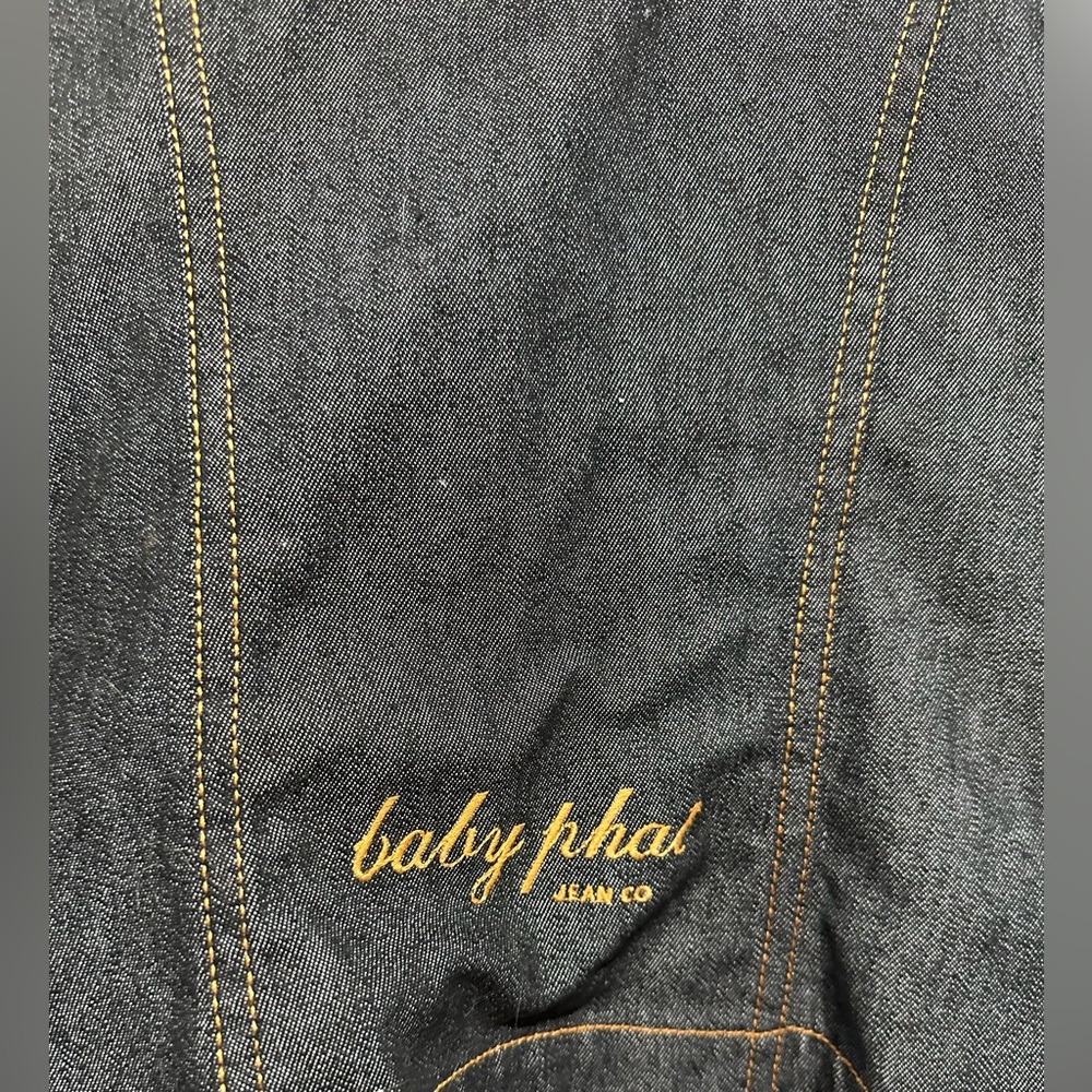 The Baby Phat Jean Y2K Dark Denim Jacket - Picture 5 of 8